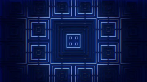 Digital Light Squares Stock Footage 273300349