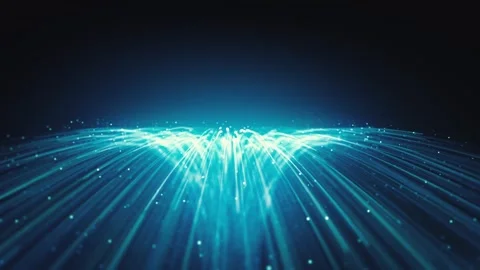 Digital Light Strings Background Video stock 332646749