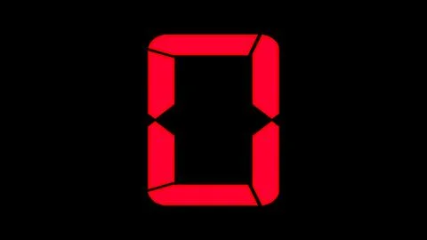 Digital light Ten seconds Countdown Futuristic Fly in Modern Digital Line E.. Stock Illustration