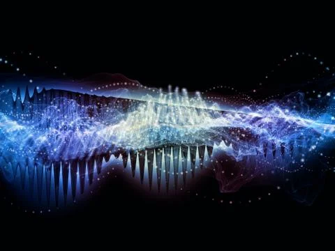 Digital Light Wave イラスト素材