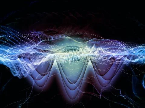 Digital Light Wave イラスト素材