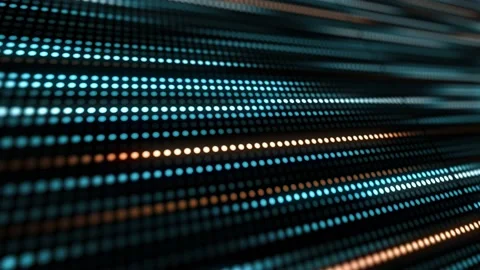Digital Lights Background Stock Footage 140833833