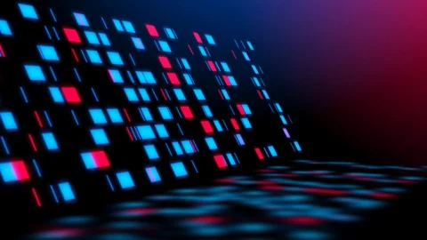 Digital Lights Stock Footage 120917418