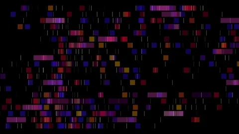 Digital Line and dots background Stock Footage 86682987