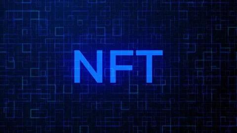 Digital Line NFT BG 01 Stock-Footage 171447315