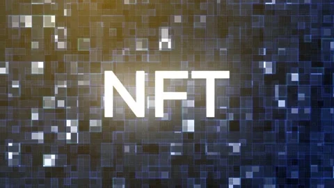Digital Line NFT BG 06 Video stock 171447326