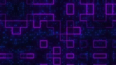 Digital lines and dots イラスト素材