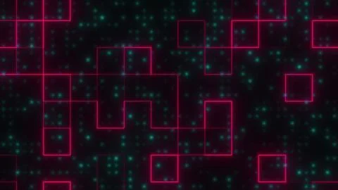 Digital lines and dots 스톡 일러스트