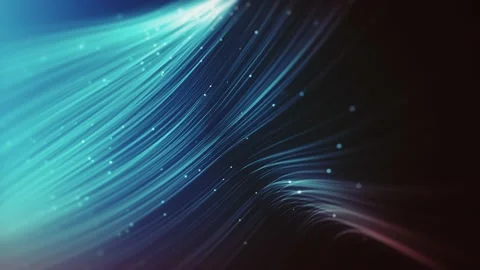 Digital Lines And Dots Streaming Background Stock Footage 239430146