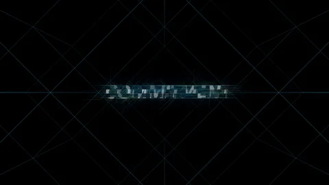 Digital Lines Tech Word - COMMITMENT 스톡 동영상 98324866