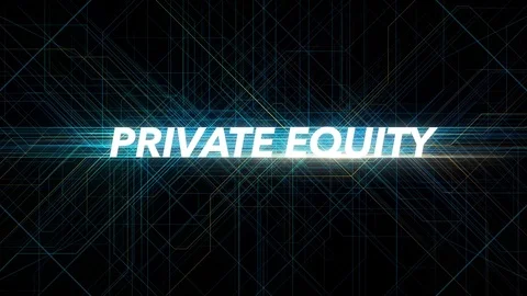 Digital Lines Tech Word - PRIVATE EQUITY Stock Footage 98327409