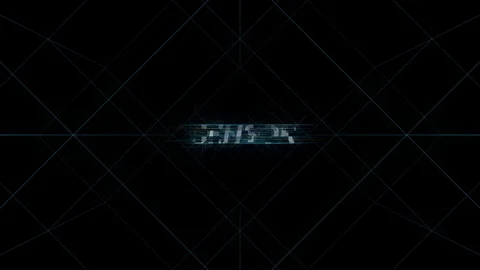 Digital Lines Tech Word - SENSOR Stock Footage 98327826