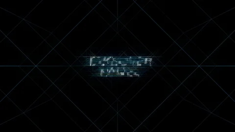 Digital Lines Tech Word - TAKEOVER PANEL Video stock 98328267