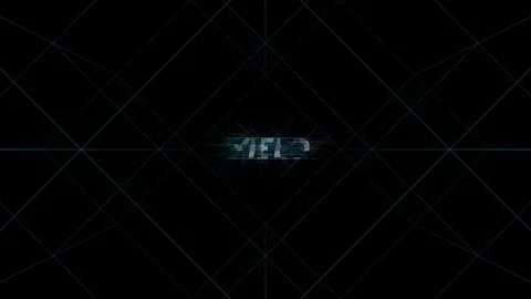 Digital Lines Tech Word - YIELD Video stock 98328775