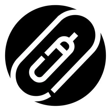 Digital link icon symbolizing network connection and communication Stock Illustration