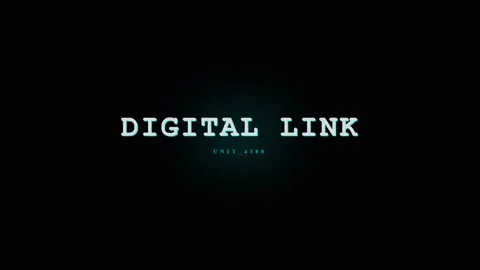 Digital Link Text Animation - Futuristic Connection and Data Flow Stock Footage 331568259