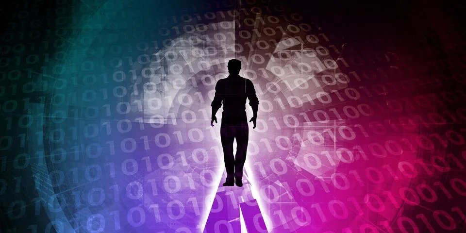 Digital Literacy Illustrazione stock