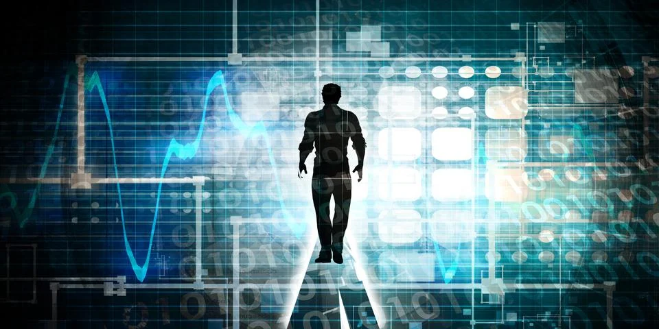 Digital Literacy Stock Illustration