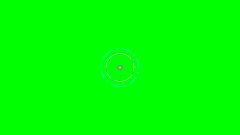 A digital loading animation circle isolated on a vibrant green screen backg.. Stock Footage 340901766