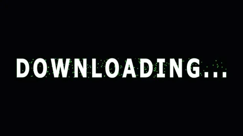 Digital loading bar animation on black background indicating data transfer .. Stock Footage 343474455