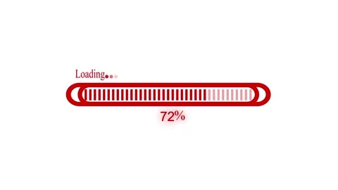 Digital Loading Bar Animation, Waiting Progress Bar Animated Stock-Footage 309887113