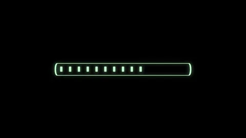Digital Loading bar loop effect background Video stock 322775470