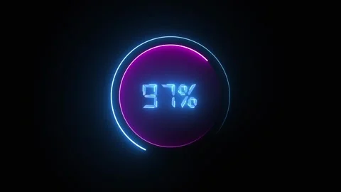 Digital loading circle tracks database system processing updates online. In.. Stock Footage 337817351