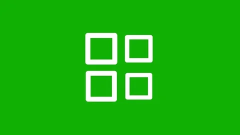 Digital loading or buffering symbol green screen motion graphics Stock Footage 248900459