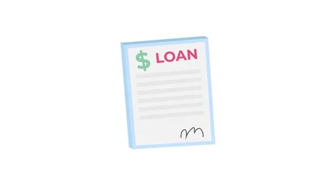 A digital loan calculator interface displaying input fields for loan amount.. 動画素材 332544892