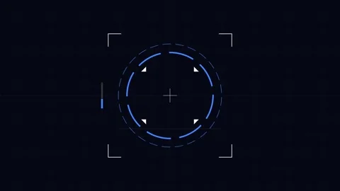 Digital localization map pin icon animation on black background Stock Footage 345464793