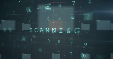 Digital lock with codes 4k Stock Footage 107601161