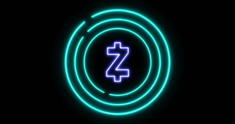 Digital lock concept of denying access with ZCash (ZEC) cryptocurrency symbol Stock Footage 102527457