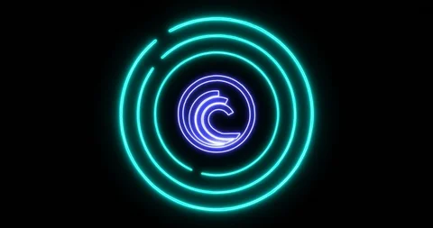 Digital lock concept of denying access with BitTottent (BTT) symbol Stock Footage 102637816