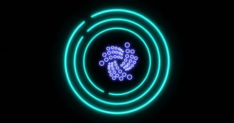 Digital lock concept of denying access with Iota (MIOTA) cryptocurrency symbol Stock Footage 104017644