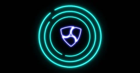 Digital lock concept of denying access with NEM (XEM) cryptocurrency symbol Stock Footage 104074655