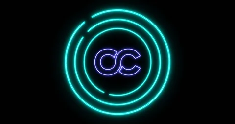 Digital lock concept of denying access with Octoin Coin (OCC) symbol Stock Footage 104141932