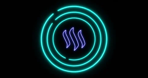 Digital lock concept of denying access with Steem cryptocurrency symbol Stock Footage 104167986