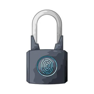 Digital Lock illustration イラスト素材