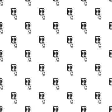 Digital lock pattern vector seamless Stock Illustration
