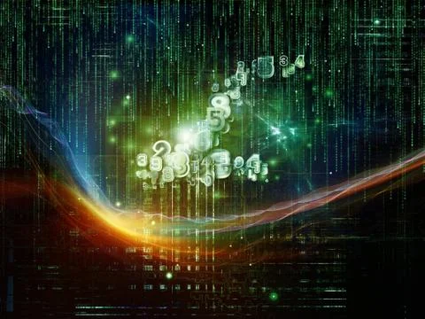 Digital Logic Stock Illustration