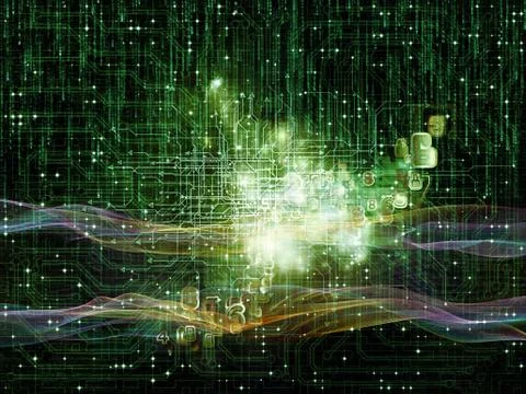 Digital Logic Stockillustratie