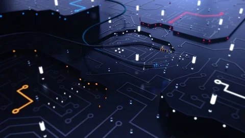 Digital Logo After Effects stock