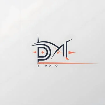 DIGITAL LOGO DESIGN IMAGE Stock Illustration