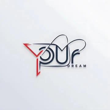 DIGITAL LOGO DESIGN IMAGE Stock Illustration