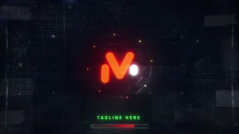 Digital Logo Reveal Stock After Effects