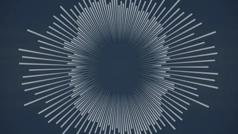 Digital loop animation of a circular pattern. 3d rendering 4K Stock-Footage 262303901