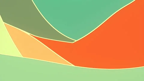 Digital loop animation a flat wavy surface. Abstract background. 3d rendering HD Stock Footage 167846559