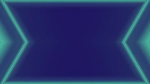 Digital loop animation of geometric figure with neon light . 3d rendering 4K Stock Footage 268830903