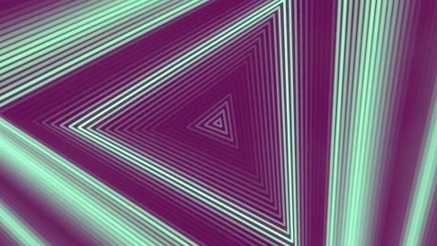 Digital loop animation with light blue glowing light waves. 3d rendering 4K Stock Footage 270183931