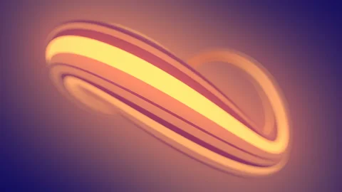 Digital loop animation of Mobius spinning math figure. 3d rendering HD Stock Footage 188694176